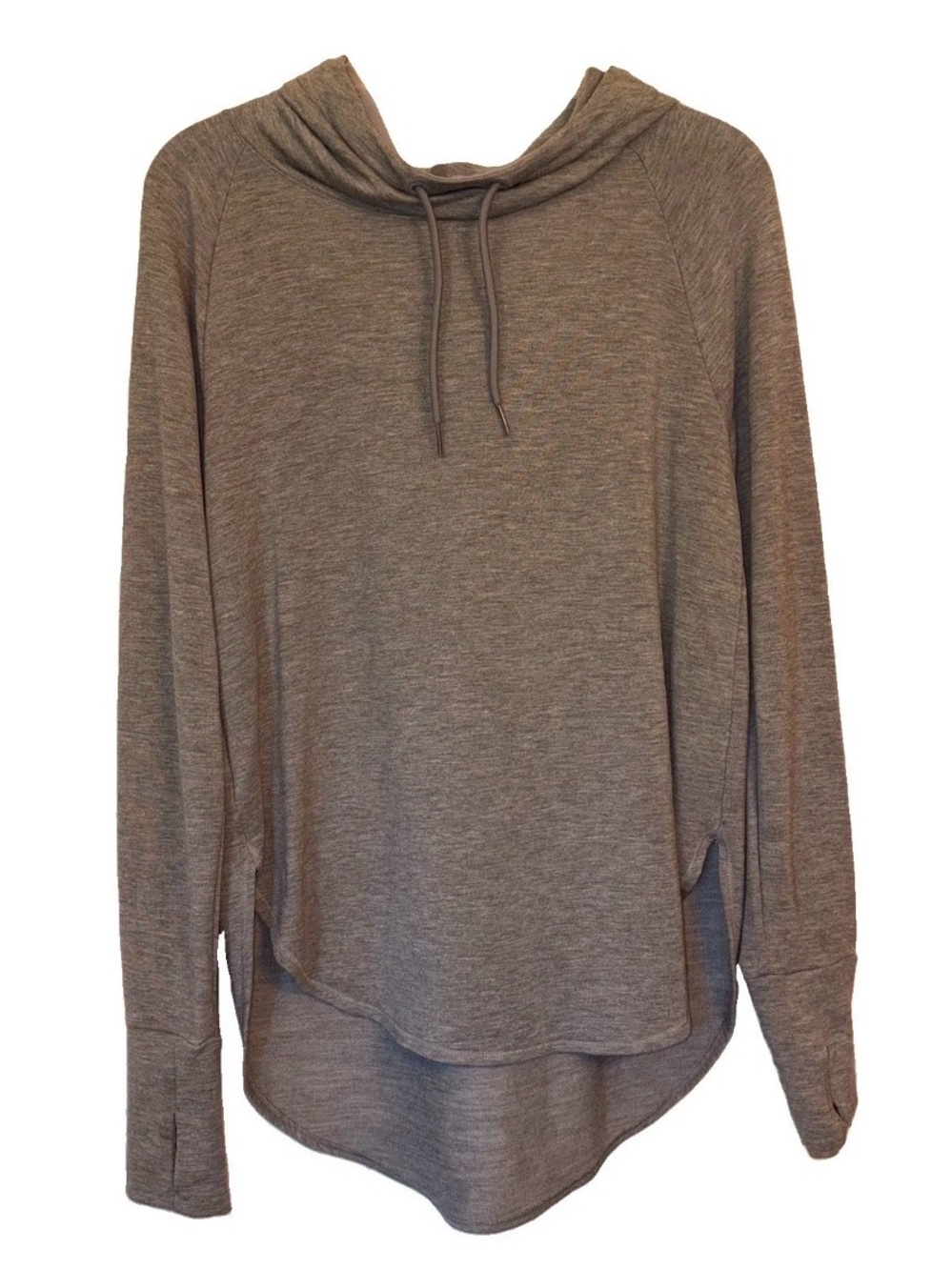 Women’s Lightweight Hooded Long-Sleeve Top - Gray